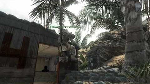 Black Ops: Amazing random frag grenade kills camper on Firing Range