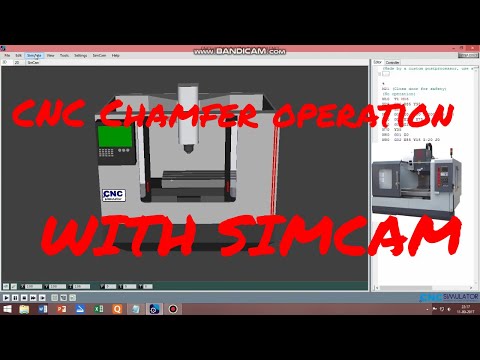 CNC SIMULATOR PRO MILLING OPERATION TUTORIAL USING SIMCAM #5