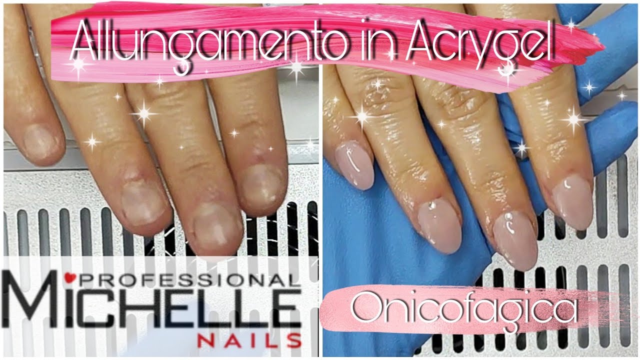 Allungamento Unghie in Acrygel | Onicofagica | Michelle Nails