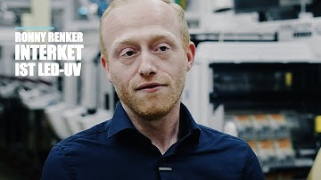 Interket invests in IST LED-UV · Ronny Renker · Production Manager · Interket