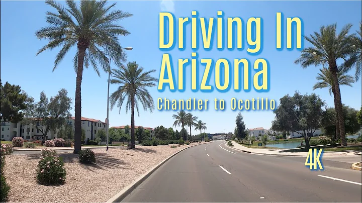Driving in Arizona 4k | Chandler Ocotillo Scenic N...