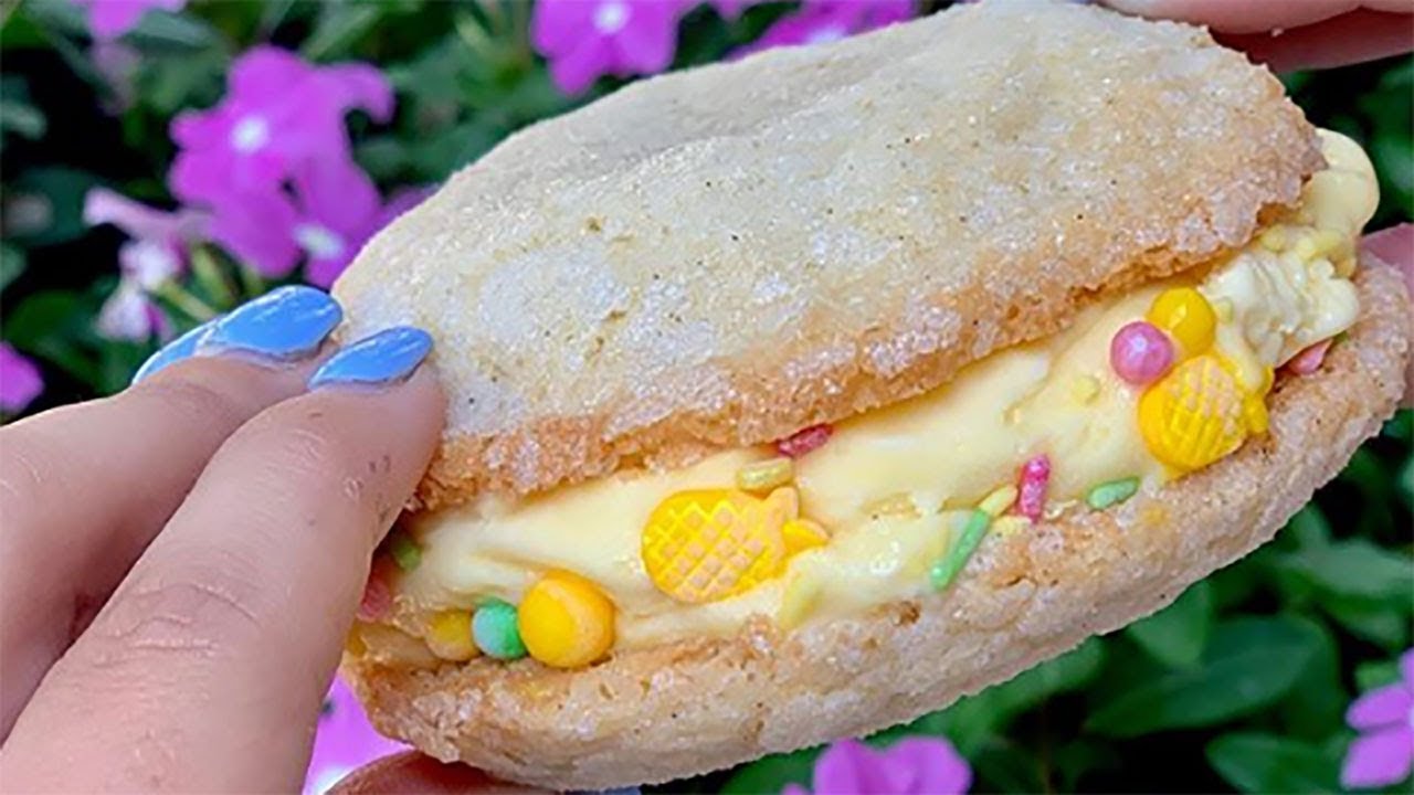 newspaper mockup Boozy Dole Whip cookie sandwiches coming to Disney World