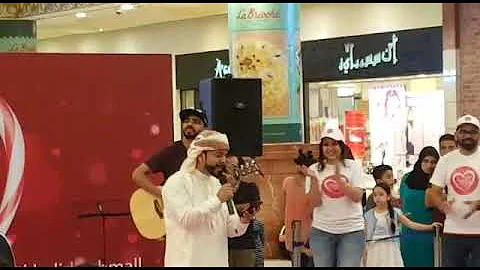Adaar Arabi - singing manikya malaraya poovi at khalidiyah mall Abu Dhabi