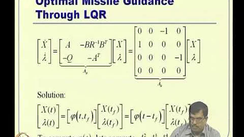 Mod-05 Lec-13 Linear Quadratic Regulator (LQR) -- III
