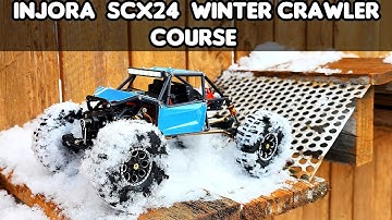 injora Scx24 Rock Buggy winter crawler course