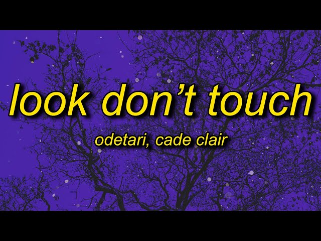 ODETARI - LOOK DON'T TOUCH (feat. cade clair) Lyrics class=