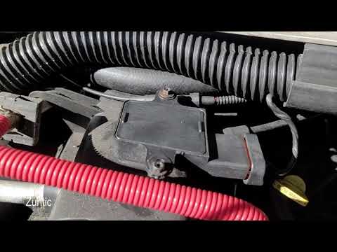 Ford e350 Map Manifold Absolute Pressure Sensor replacement - YouTube