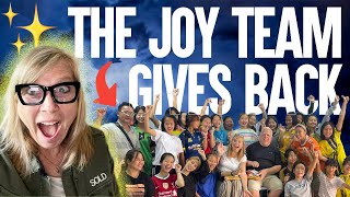 The Joy Team Gives Back!