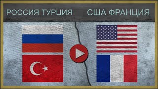 РОССИЯ, ТУРЦИЯ vs США, ФРАНЦИЯ ★ Сравнение армий ★ 2018