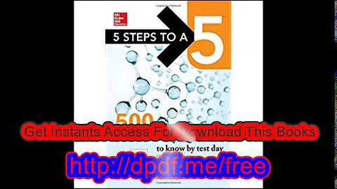 5 Steps to a 5 500 AP Chemistry Questions to Know by Test Day, 2nd edition