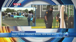 Norfolk Police arrest 2 teens in fatal shooting at Pollard Street playground