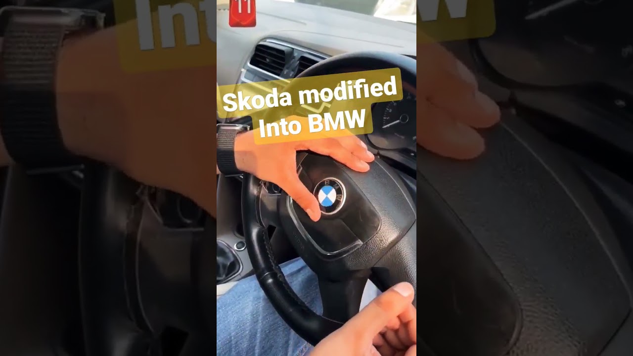 Skoda modified into Bmw || Easy modification