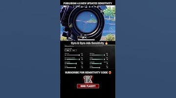 🚀 PUBG/Bgmi 4.0 Best sensitivity settings | bgmi sensitivity code | #sehar #bgmi #pubg #dhanteras 🥰