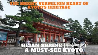 Heian Shrine (京都平安神宮) 4k Walking Tour - Kyoto's Landmark (No Shin'en Garden) Japan