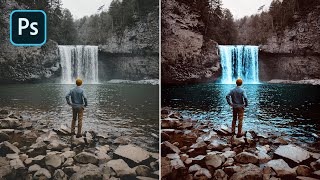 How To Add Color To Water with Shine in Photoshop