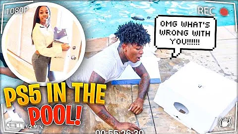 I THREW MY BOYFRIENDS PS5 IN THE POOL!
