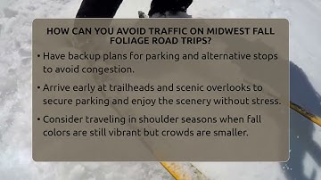 How Can You Avoid Traffic On Midwest Fall Foliage Road Trips? - The Midwest Guru