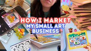 How I Market My Small Art Business Using Social Media  Marketing For Artists Small Biz Owner