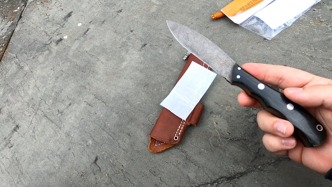 BATTLBOX Gear Testing : Exotac Fire Starter & Spartan Fire Tinder Sheets (Good For Knife Care?)