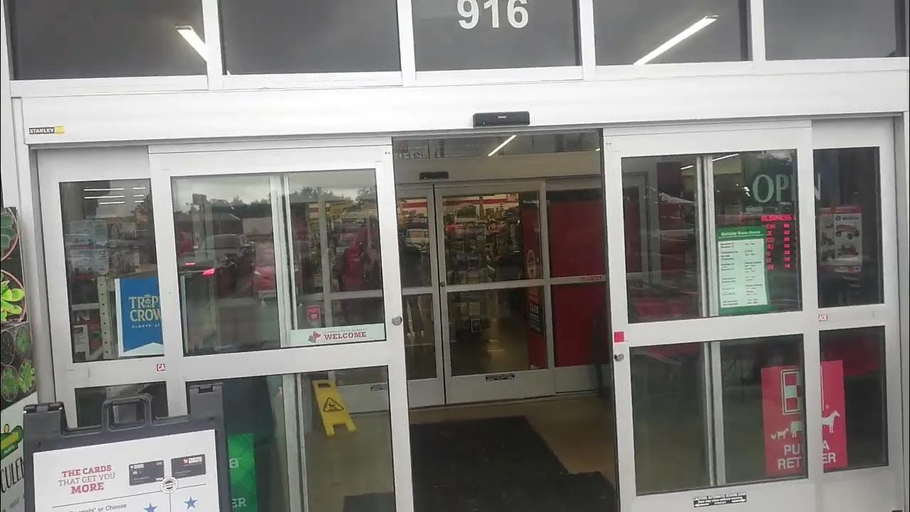 Stanley Sliding Automatic Doors at Tractor Supply Co. Seffner, FL