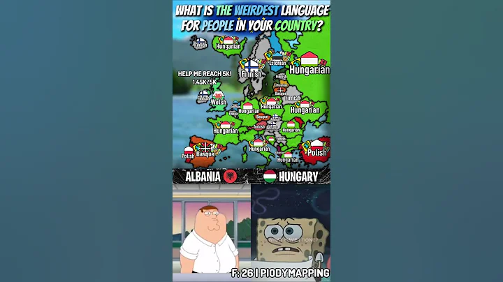 What Is The Weirdest Language For People In Your Country 🚩 ? #mapping #map #shorts #popular #fyp