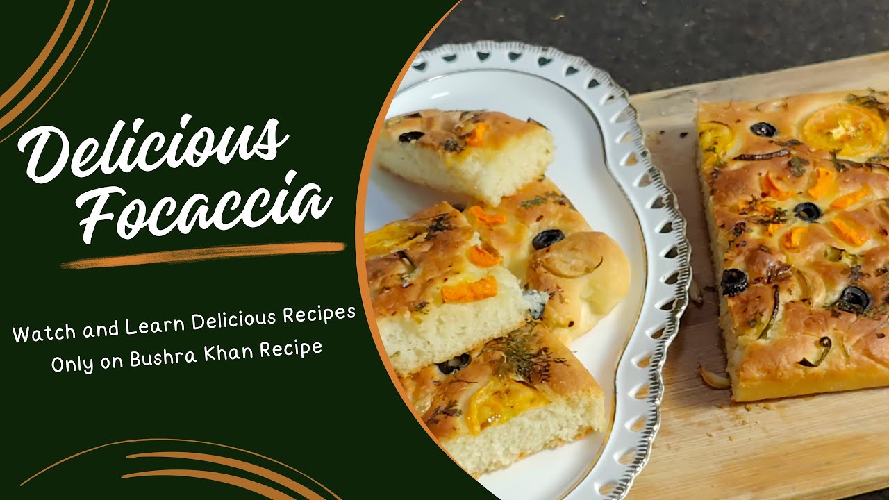 Italian Focaccia Home-Made Recipe | Delicious & Easy | Soft & Crunchy