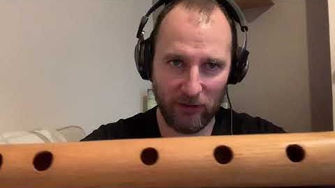 Brendan Mulholland on Barna Gabos E locust wood flute