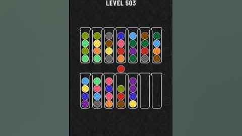 Ball sort puzzle - level 503