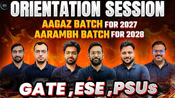 Orientation 2027/2028: Strategy, Syllabus & Smart Plan for GATE + ESE + PSUs | #infinityzone