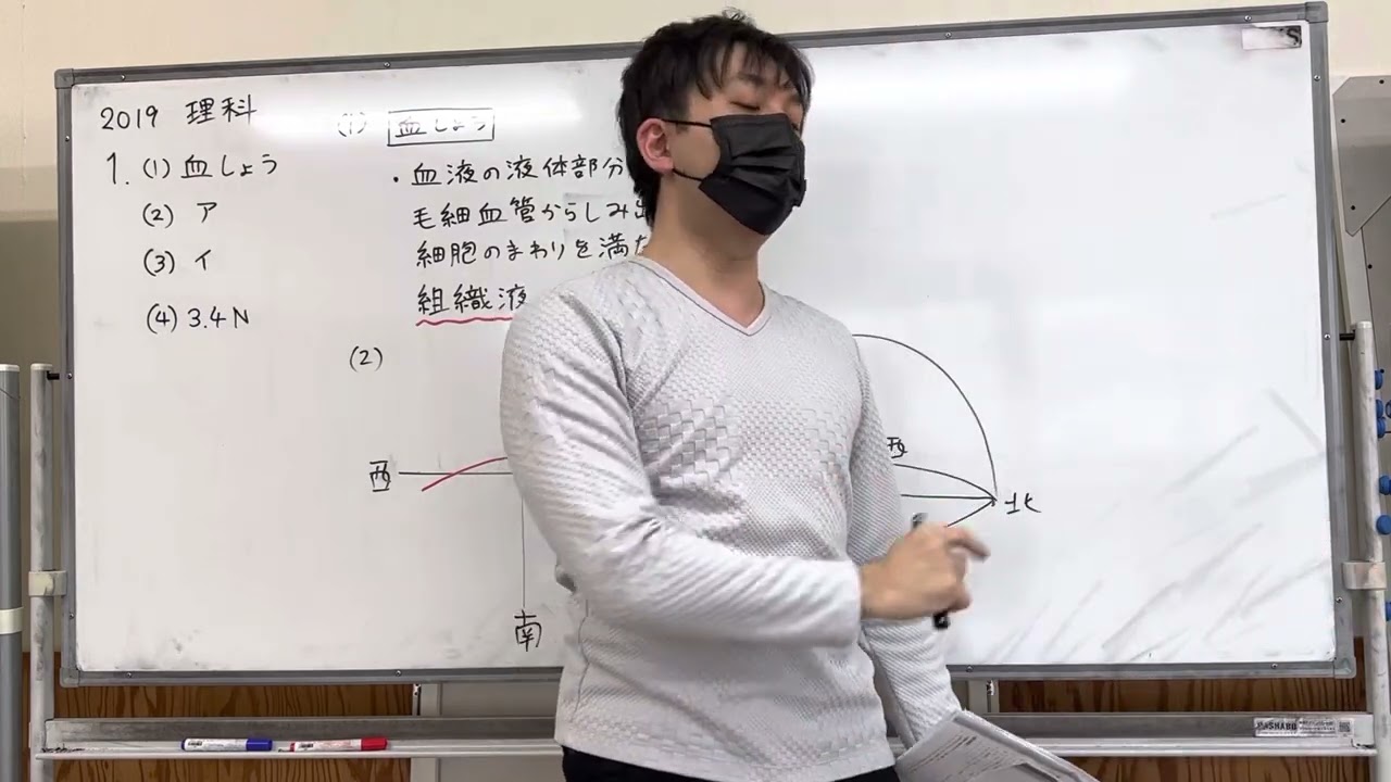 理科　2019年 問1, 解説