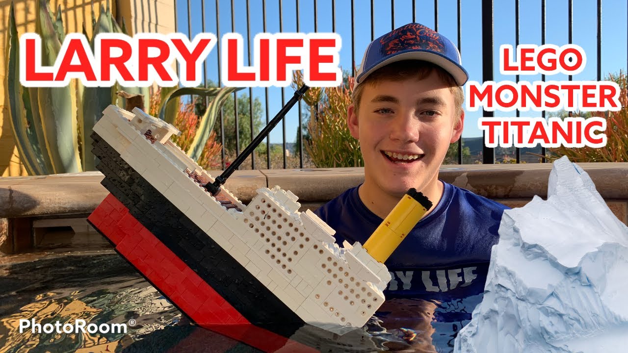 Larry Life LEGO Monster Titanic Fun in the Spa!