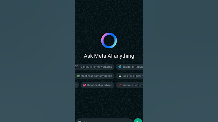 How to get whatsApp Meta AI |whatsapp meta kya hai|ask meta ai#whatsapp#viral #tranding#ai #meta