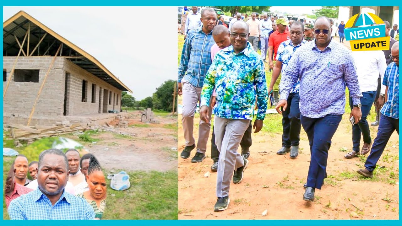 Р. К. Мванза выступил с песней и дал подрядчику 10 дней на завершение строительства школы/открытие