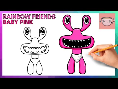 How To Draw Baby Orange from Rainbow Friends, Concept Art