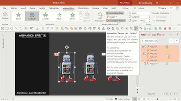 How to copy paste animations in PowerPoint with animation painter
