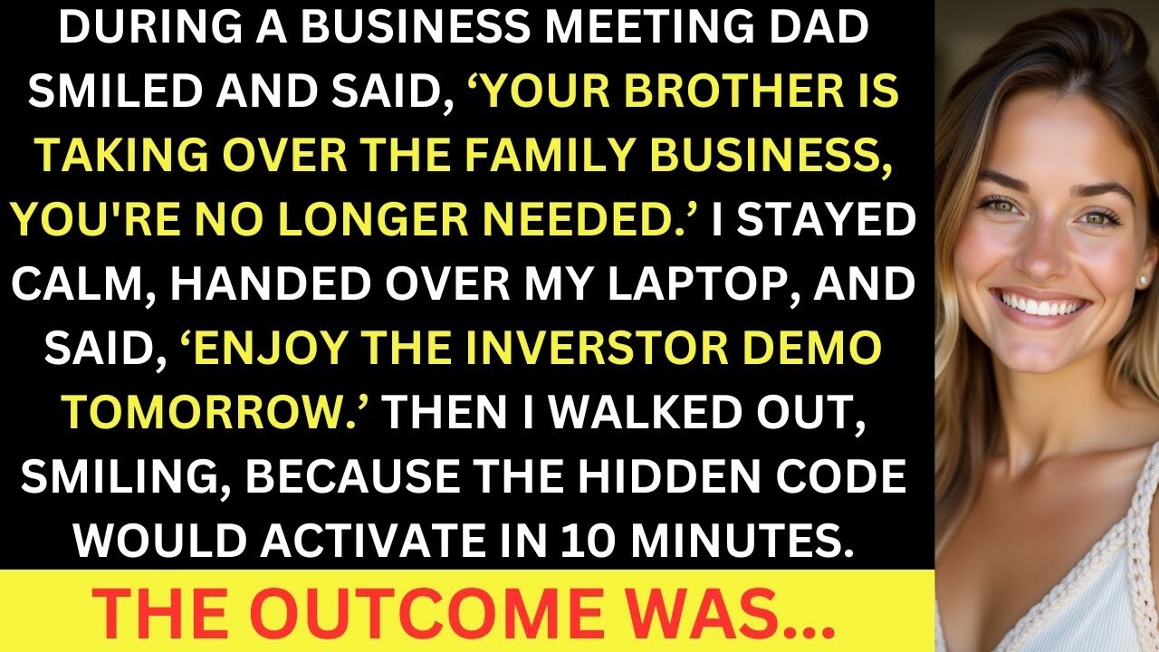Dad Let My Brother Took Over The Family Business, But They Had No Idea I Left A Trap
