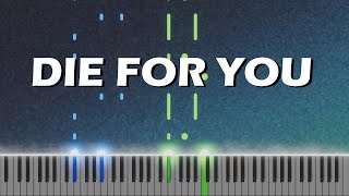 Joji - Die For You piano cover | free midi