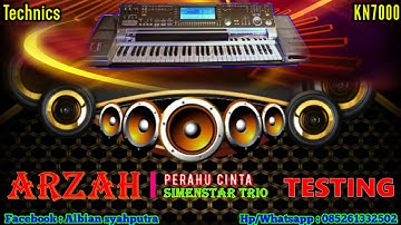 PERAHU CINTA - SIMENSTAR TRIO [KARAOKE] ARZAH MUSIC OFFICIAL