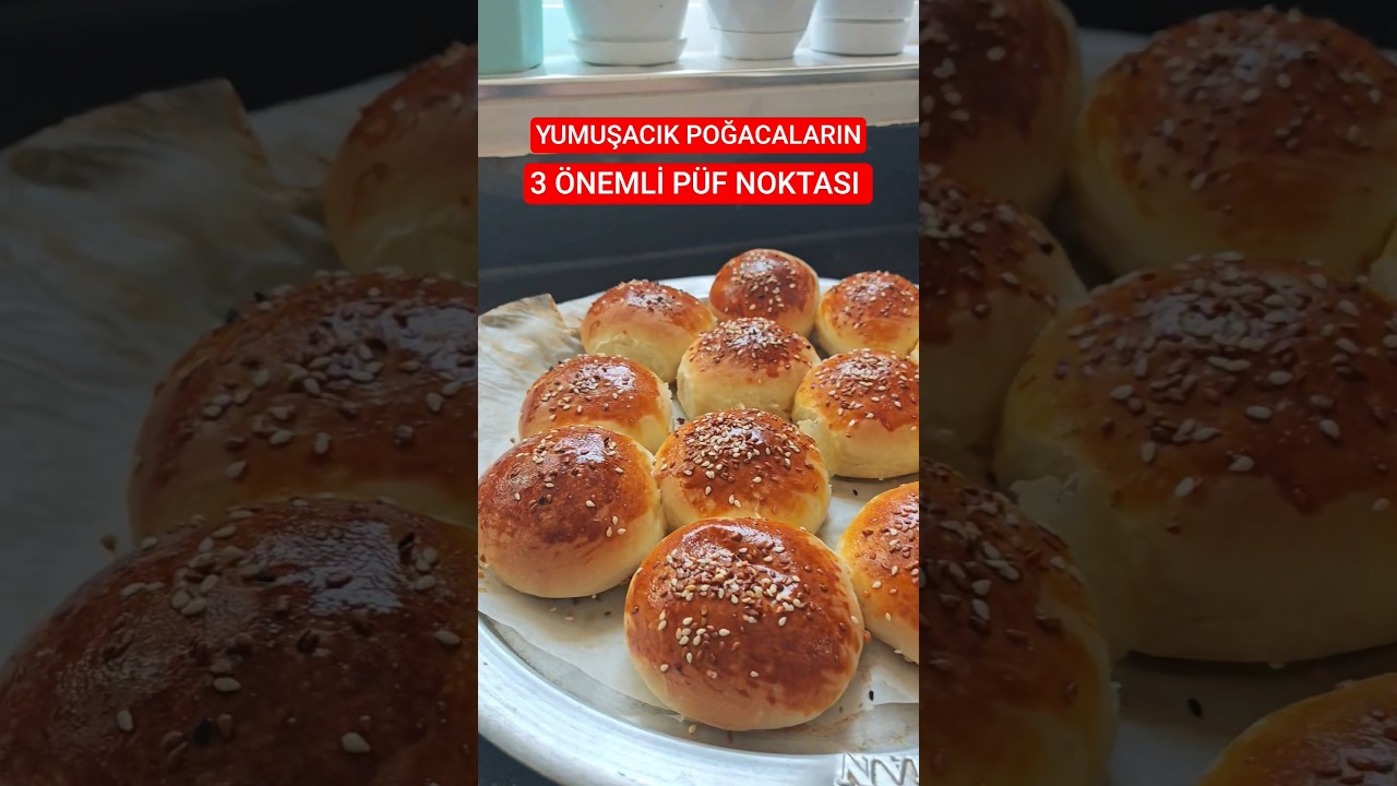 Yumuşacık poğaça yapmanın 3 önemli püf noktası ‼️