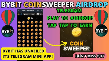 NEW TELEGRAM MINI APP BYBIT COINSWEEPER COMPLETE GUIDE | PLAY TO AIRDROP CREATED BY BYBIT