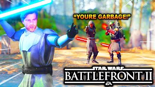 I Dueled One of The Most TOXIC Trash Talkers In Battlefront 2...