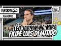 URGENTE! FILIPE LUÍS É DEMITIDO DO FLAMENGO. LÉO JARDIM, EX CRUZEIRO É O FICHA UM. 