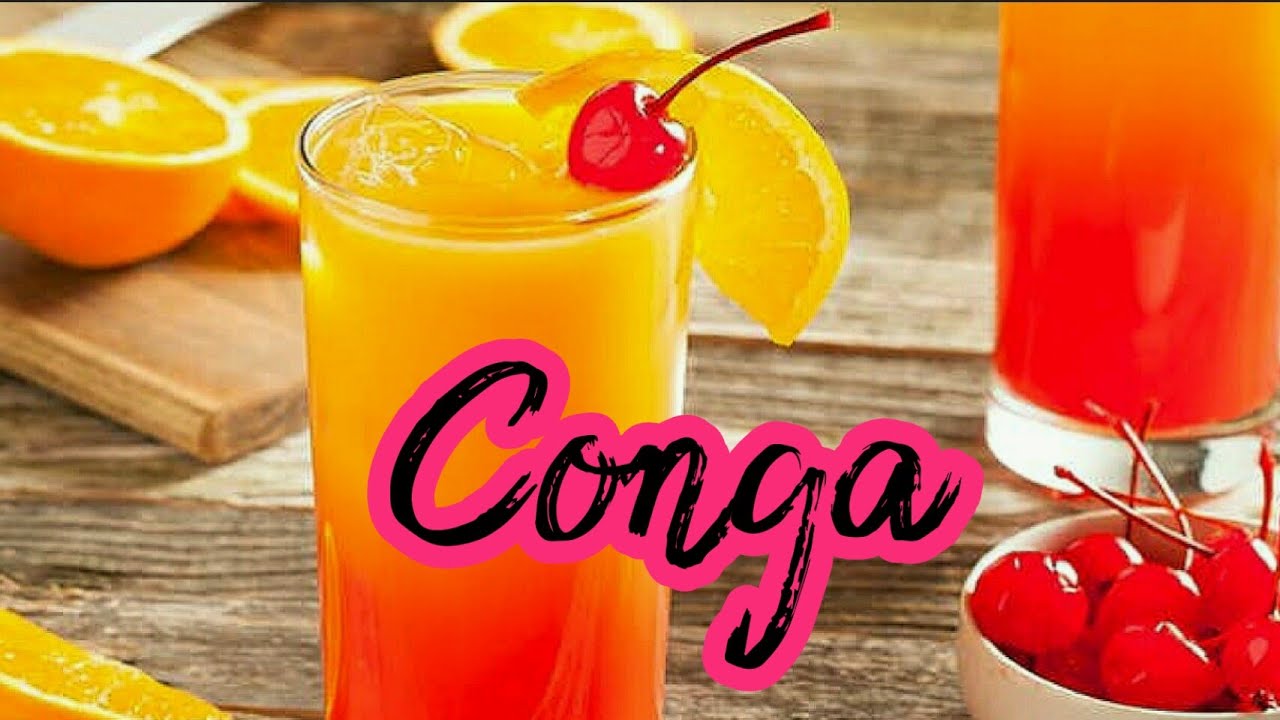 Cómo Preparar Conga ? Coctelería Básica | Bebidas y Tragos - YouTube