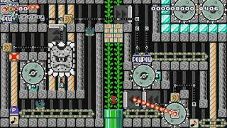 Hop Aboard Adrian's Mothership! by BLG - SUPER MARIO MAKER - NO COMMENTARY 1bh