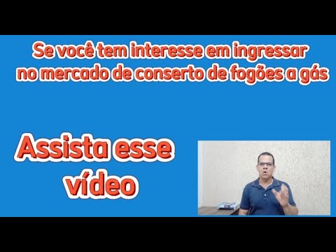 Se você tem interesse de ingressar no mercado de conserto de fogões agás, assista esse vídeo.