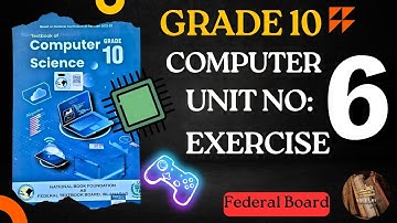 FBISE CLASS 10 COMPUTER SCIENCE New Book 2025 Unit 6 IMPACTS OF COMPUTING EXERCISE NBF Federal board