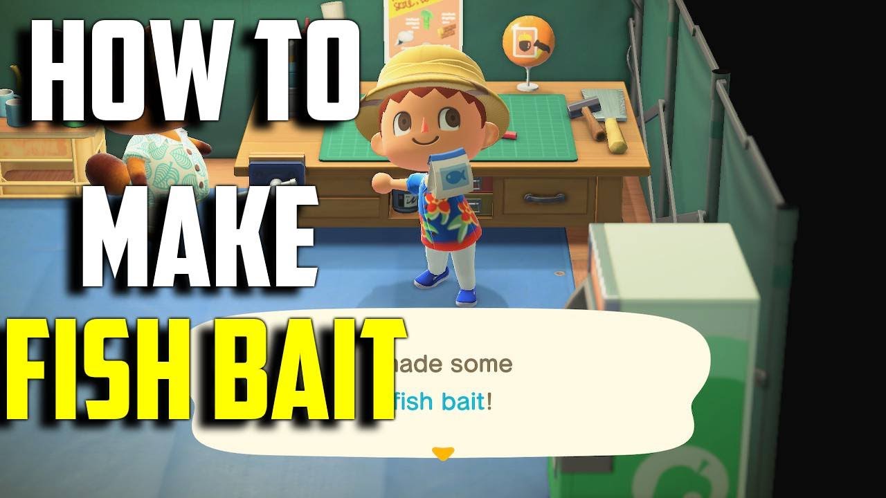 How To Make Fish Bait Animal Crossing | Fish Bait Animal Crossing New Horizon | Fish Bait ACNH