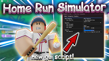 OP GUI HOME RUN SIMULATOR SCRIPT ROBLOX 2023 | AUTO FARM | AUTO REBIRTH | AUTO CRATES | MORE
