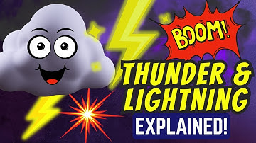 Learn About Thunder and Lightning | Educational STEM Song for Kids 🌩️The Science Behind the Storm