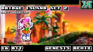 [16-Bit;Genesis]Bridge Island Zone Act 2 - Sonic Superstars